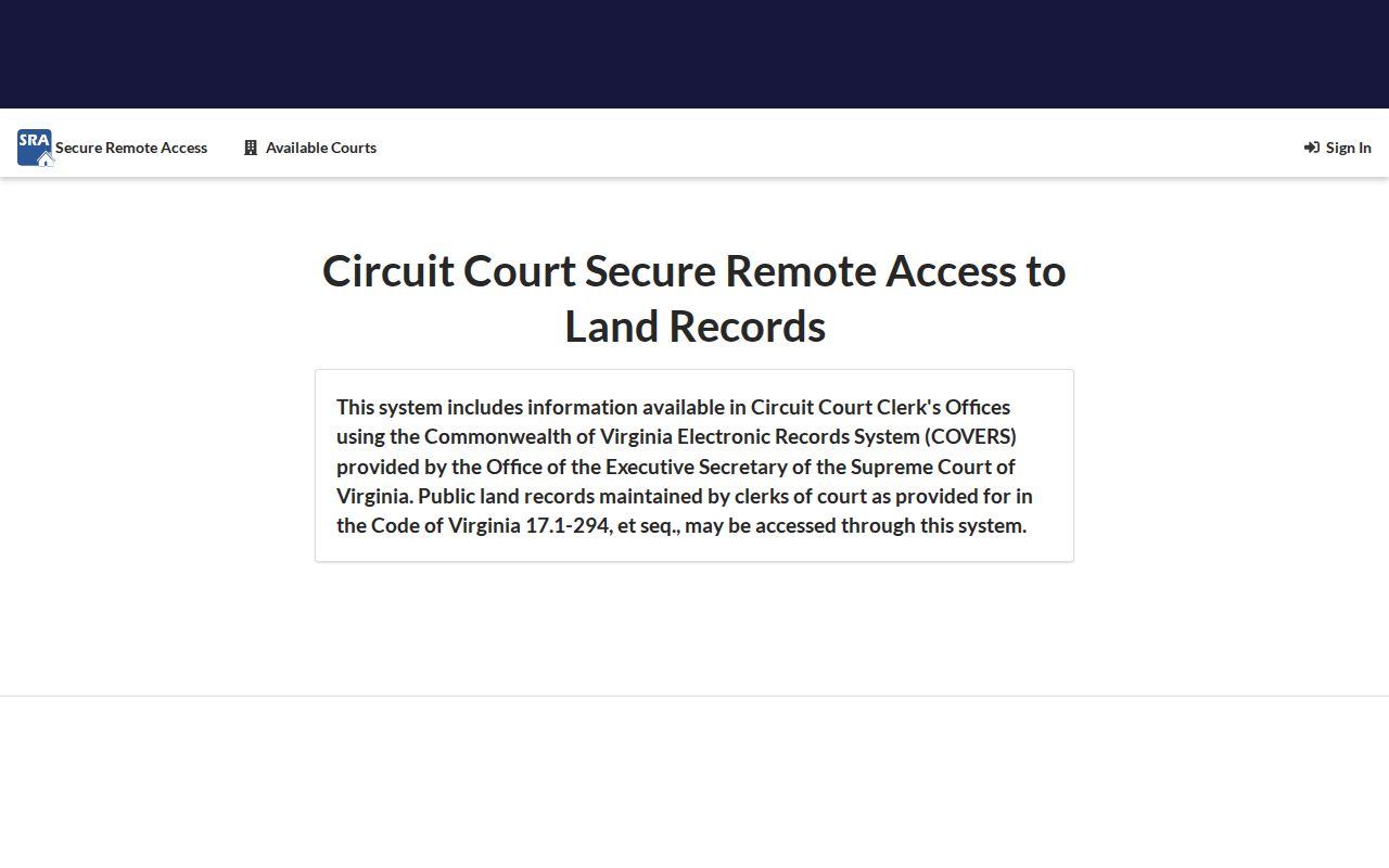 Norfolk previous residents search view of Secure Remote Access land records